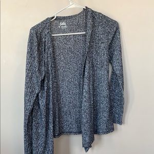 Justice grey cardigan